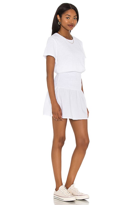 view 2 of 3 Kacy Combo Dress in Optic White