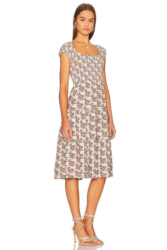 view 2 of 3 ROBE MI-LONGUE FAYE DELICATE in Heirloom