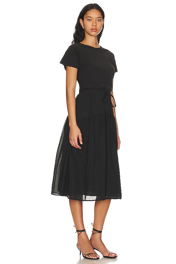 view 2 of 3 Azalia Combo Shirt Dress in Jet Black