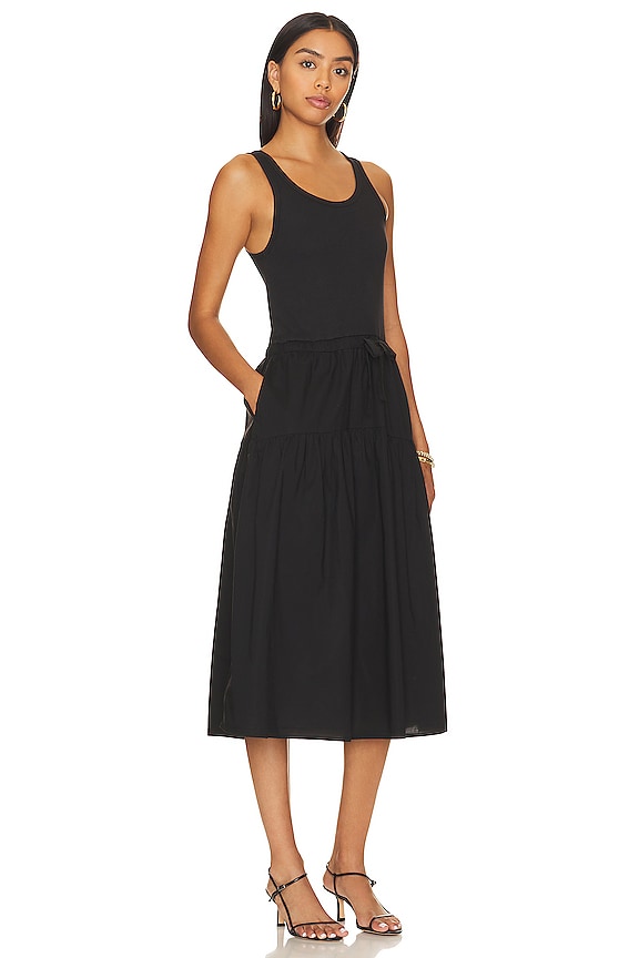 view 2 of 3 ROBE MI-LONGUE FRANNIE in Jet Black