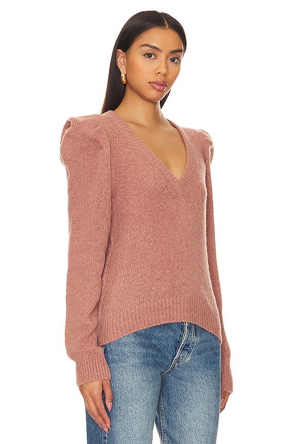 view 2 of 4 Lara Puff Shoulder Sweater in Flush