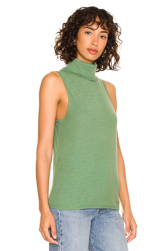 view 2 of 4 Farrow 90's Turtleneck Tank in Jade