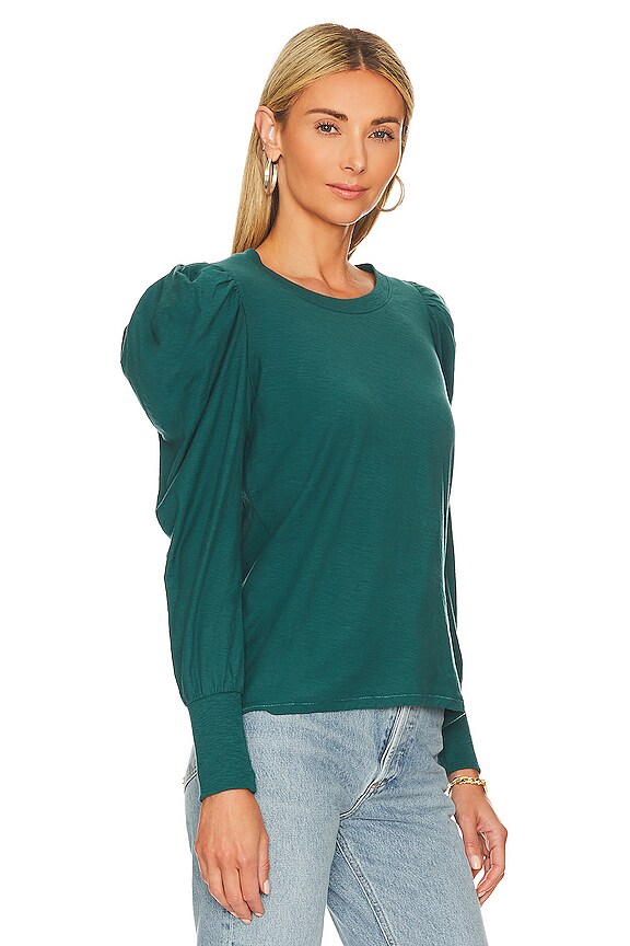 view 2 of 4 Romy Modest Top in Deep Teal