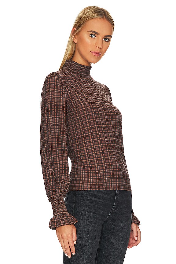 view 2 of 4 Violet Prim And Proper Top in Tartan