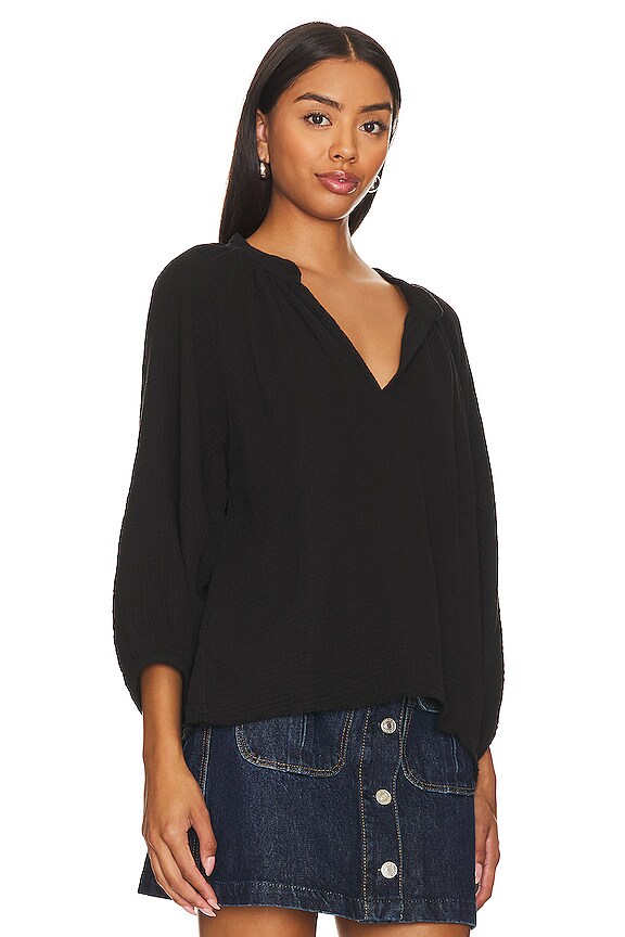 view 2 of 4 BLUSA MIMI ROMANCE in Black
