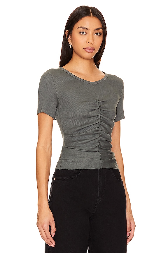 view 2 of 4 Nevina Tee in Jade Stone