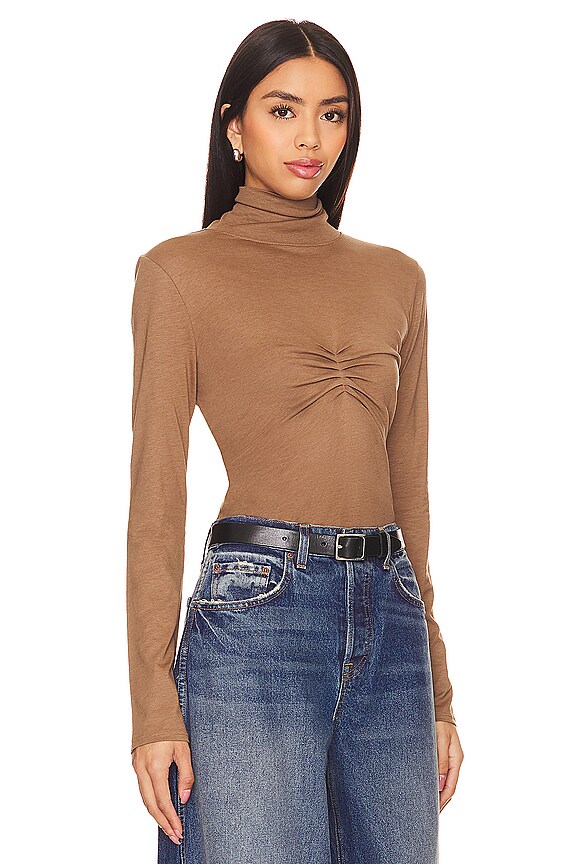 view 2 of 4 ERIS 터틀넥 티셔츠 in Teddy