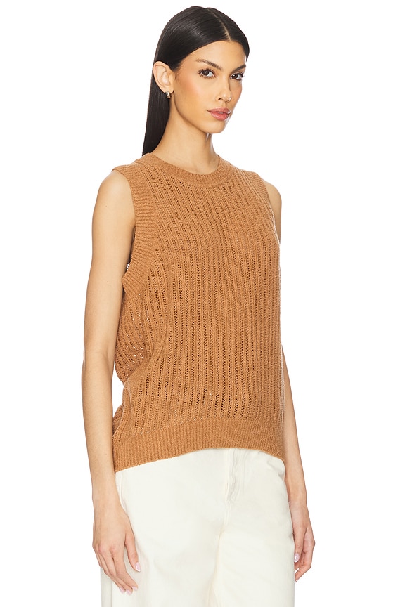 view 2 of 4 Elliana Pullover Vest in Praline