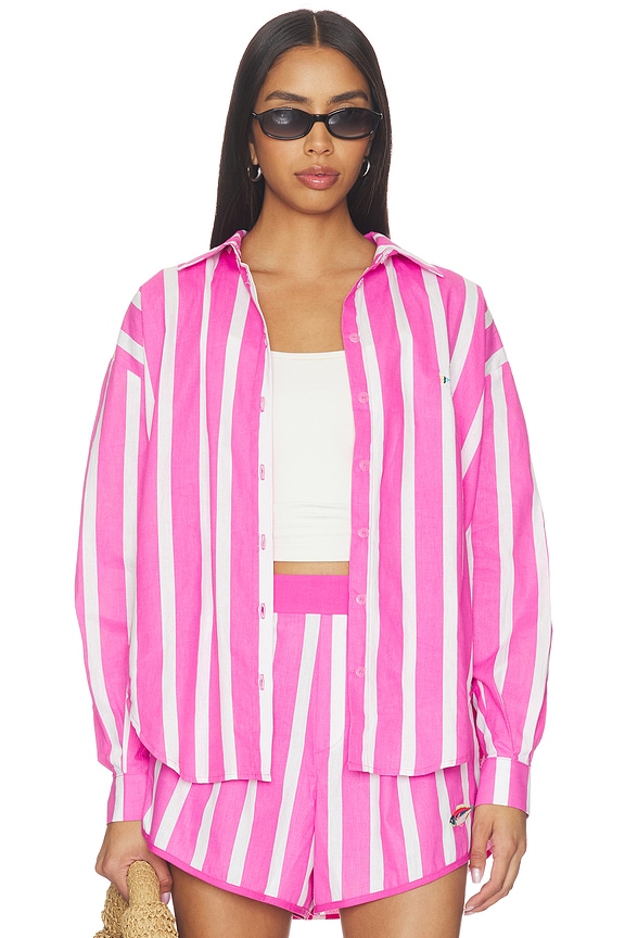 view 2 of 6 CAMISA DE BOTONES OCFORD in Magenta