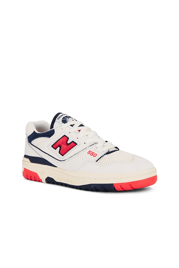 view 2 of 6 ZAPATILLAS DE BALONCESTO 550 in Sea Salt & Blast Red