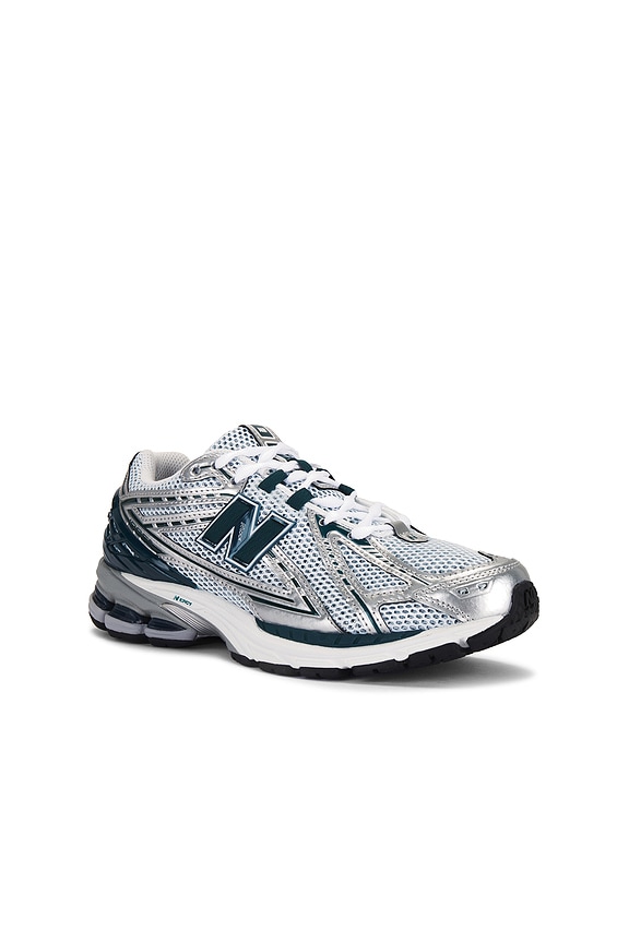 view 2 of 6 1906r Sneakers in Silver Metallic, Deep Ocean, & White