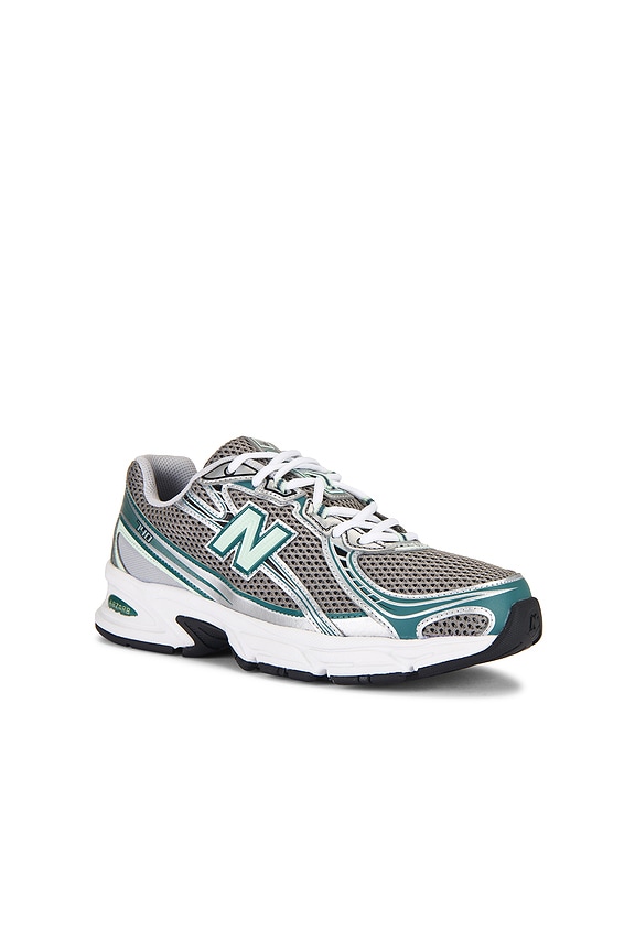 view 2 of 6 740 Sneakers in Silver Metallic, New Spruce, & Clay