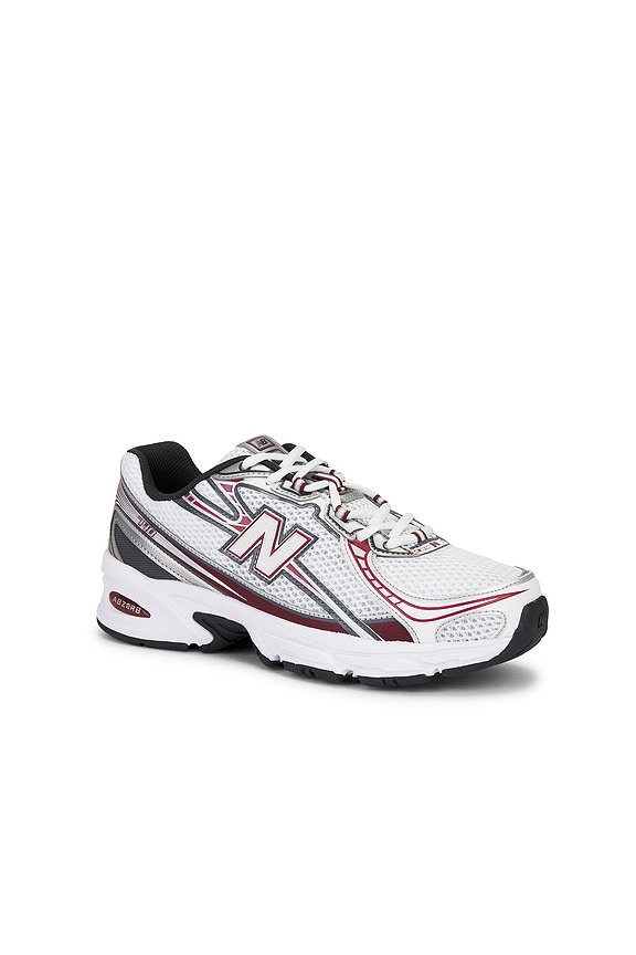 view 2 of 6 740 Sneakers in Mercury Red, White, & Castlerock