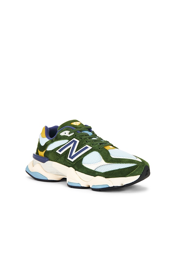 view 2 of 7 9060 Sneaker in Dark Alpine Green & Frosted Glass