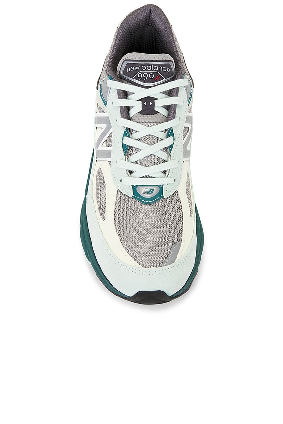 New Balance 990 Sneaker in Clay Ash, New Spruce, & Slate Grey