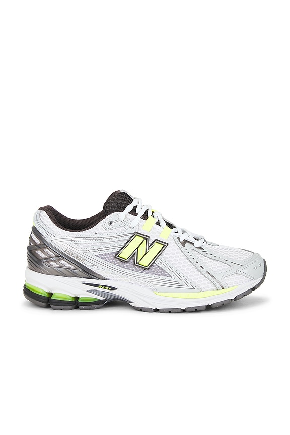 view 1 of 6 SNEAKERS 1906 in Light Silver Metallic & Alkaline Green