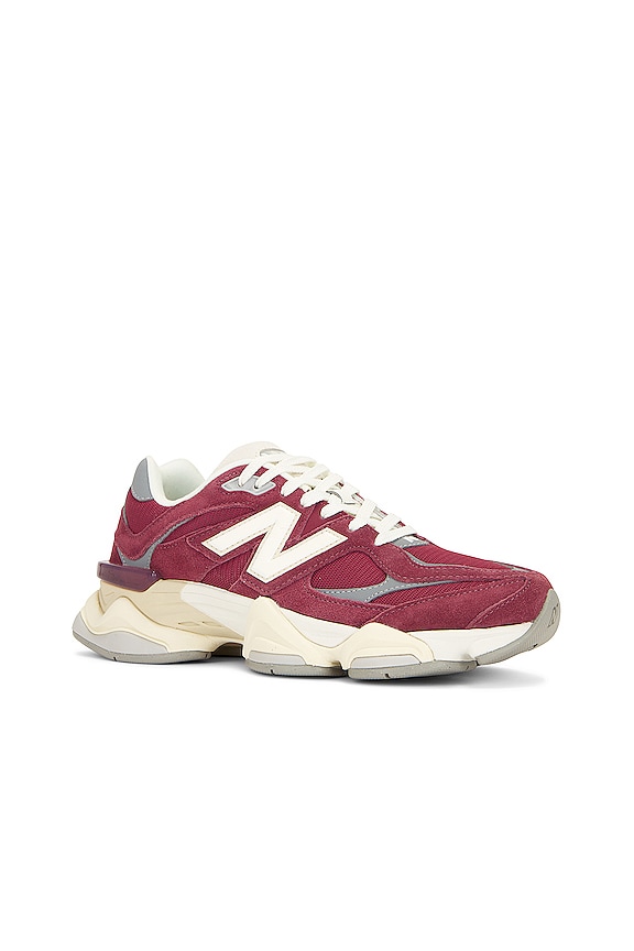 view 2 of 6 SNEAKERS U9060V1 in WASHED BURGUNDY & SLATE GREY