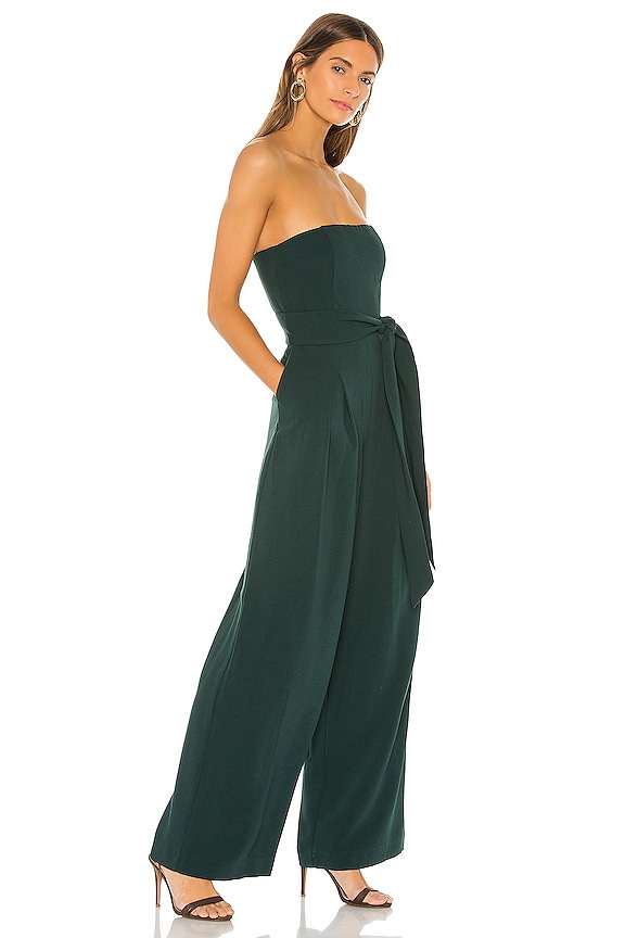 view 2 of 3 Plateau Jumpsuit in Emerald Green
