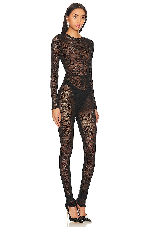 view 2 of 4 Minerva Catsuit in Black