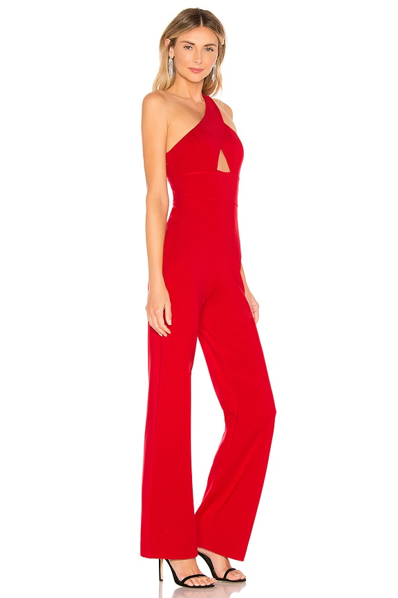 view 2 of 3 Scorpio Season Jumpsuit in Red Rose