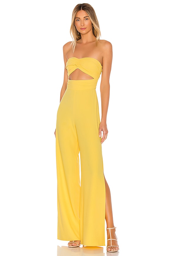 view 1 of 3 x Naven Lauren Jumpsuit in Canary Yellow