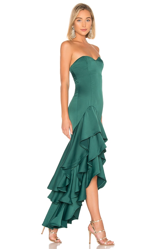 view 2 of 3 Omar Gown in Emerald