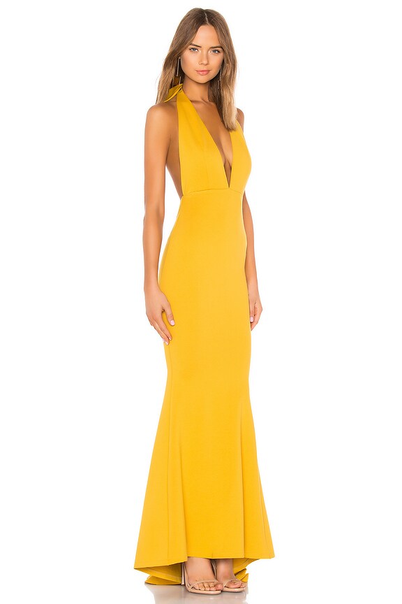 view 2 of 3 ROBE DE SOIRÉE JENNY FROM THE BLOCK in Mustard