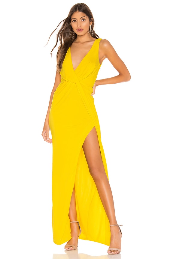 NBD ROBE DE SOIRÉE BUTTERCUP en Canary Yellow | REVOLVE