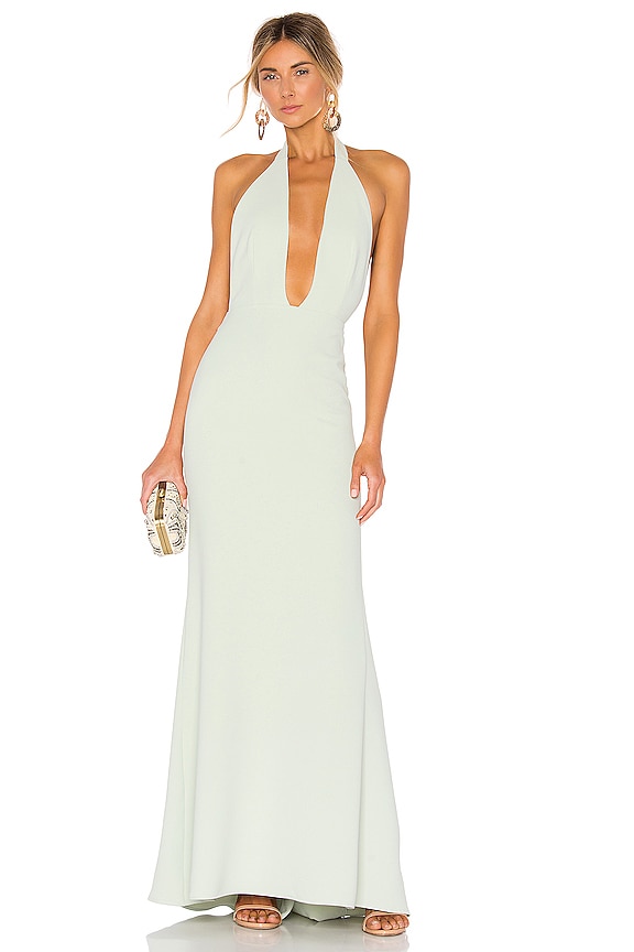 view 1 of 3 VESTIDO LARGO JENNY in Mint