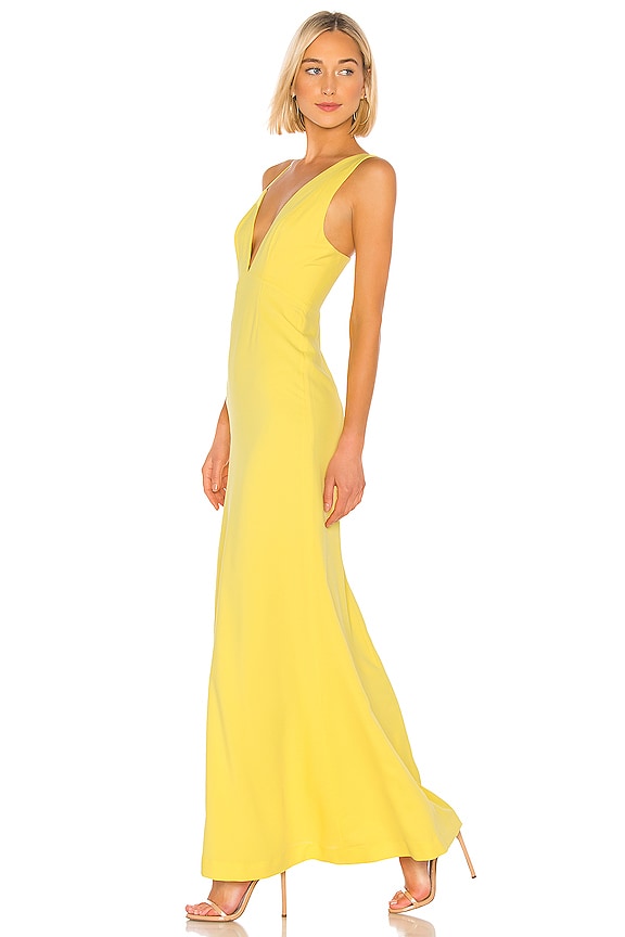 view 2 of 3 VESTIDO DE NOCHE AMARILLO ALLISTER in Yellow