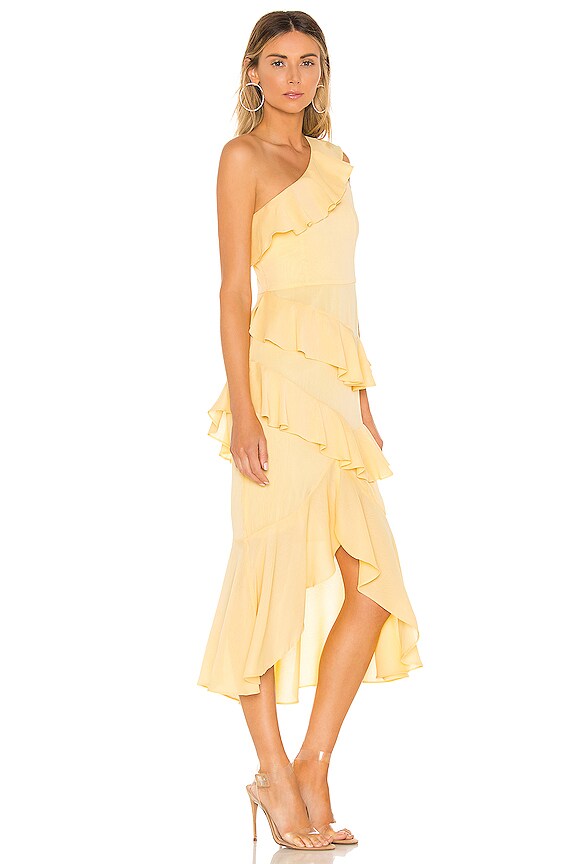 view 2 of 3 Ambrosia Midi Dress in Cream Yellow