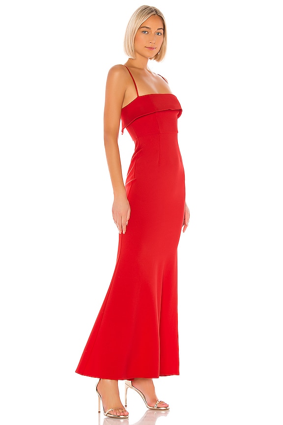 view 2 of 3 Uzi Gown in Red Orange