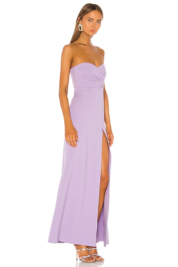 view 2 of 3 Spanish Moss Gown in Lilac