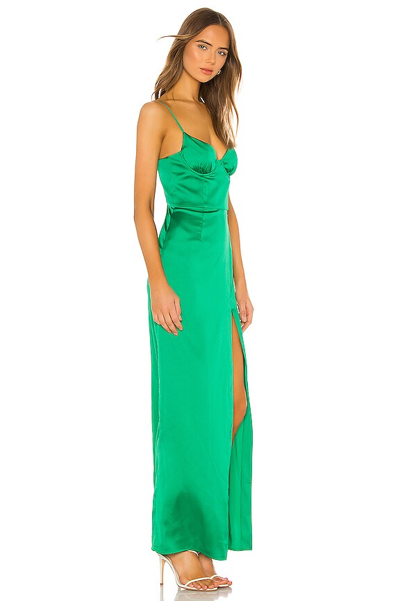view 2 of 3 VESTIDO LARGO HENRIK in Mint Leaf