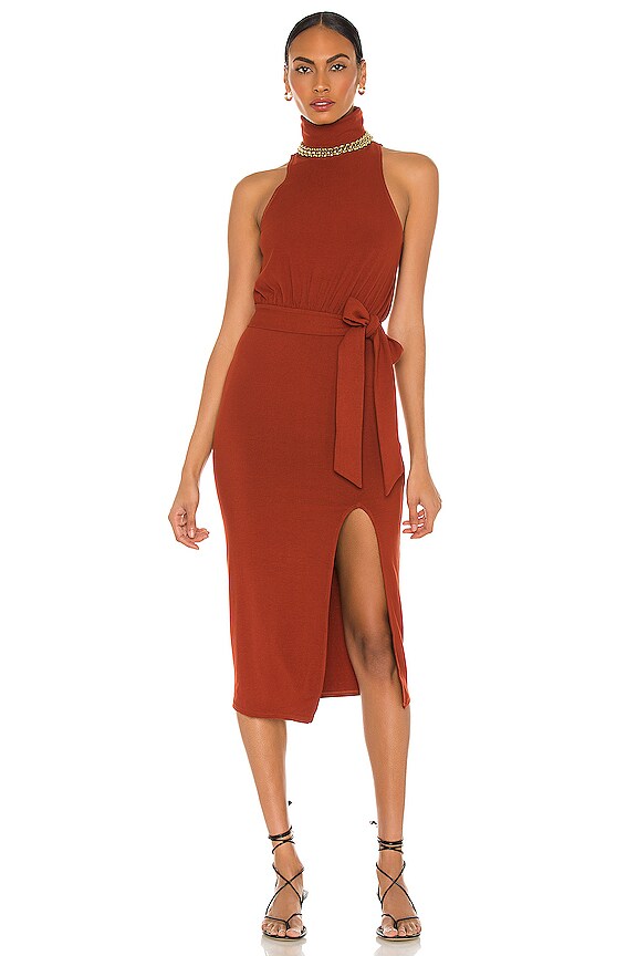 view 1 of 4 Maggie Dress in Clay Red