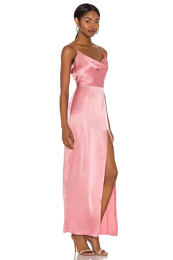 view 2 of 3 Lila Gown in Mauve Pink