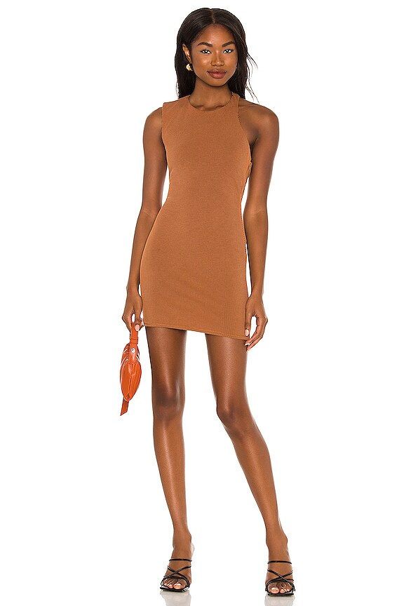 view 1 of 4 Bonney Mini Dress in Two Tone Brown