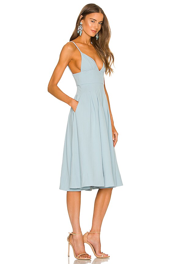 view 2 of 3 VESTIDO MIDI HENRI in Shadow Blue