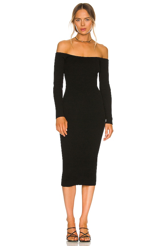 view 2 of 4 Fia Dress With Layered Bralette in Black