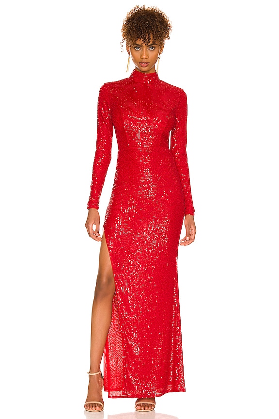 view 2 of 4 ROBE SAFIYA in Red