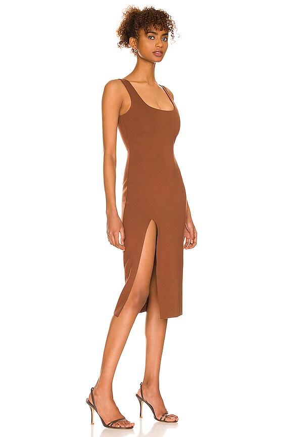 view 2 of 3 VESTIDO THOM in Chocolate Brown