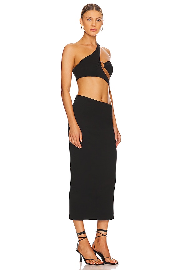 view 2 of 4 NOEMI ミディ丈ドレス in Black