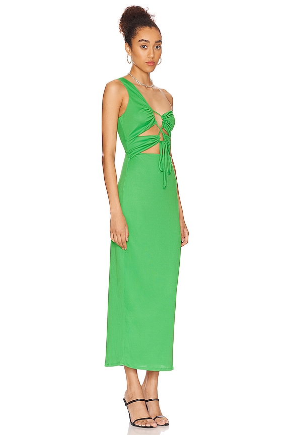 view 2 of 3 Nayah Midi Dress in Green