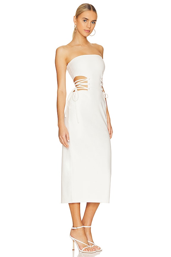 view 2 of 4 Aleena Midi Dress in White