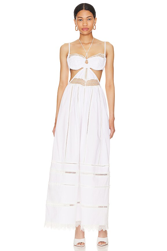 view 1 of 4 Salima Maxi Dress in White