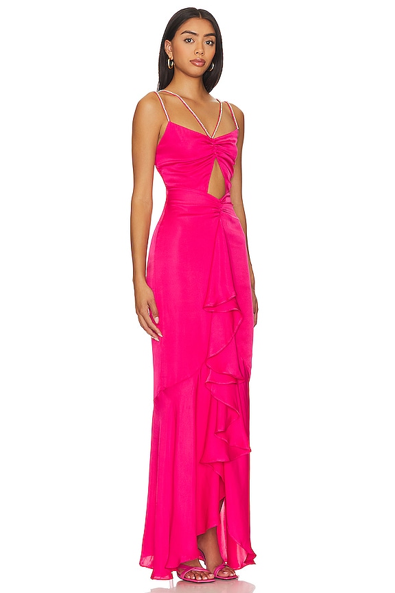 view 2 of 4 Meera Gown in Hot Pink