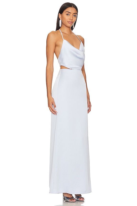 view 2 of 3 Kira Gown in Pale Baby Blue