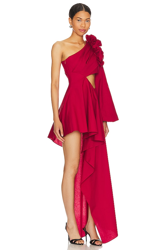 view 2 of 4 ROBE JAI in Bright Red