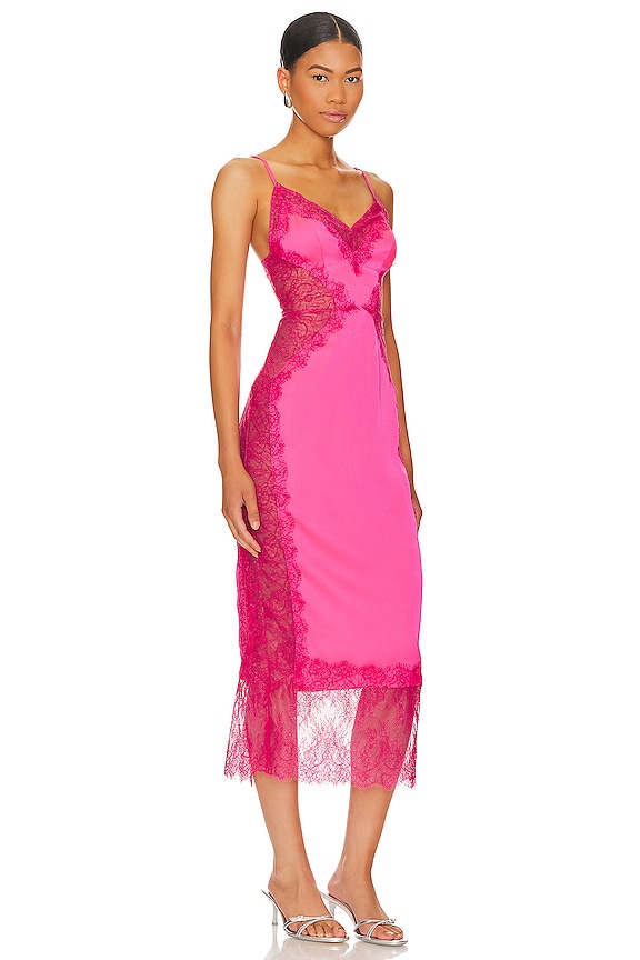 view 2 of 4 Lilia Midi Dress in Hot Pink