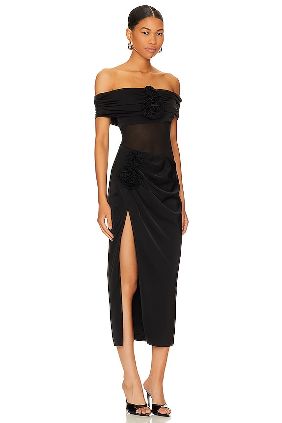 view 2 of 3 ROBE TESS in Black